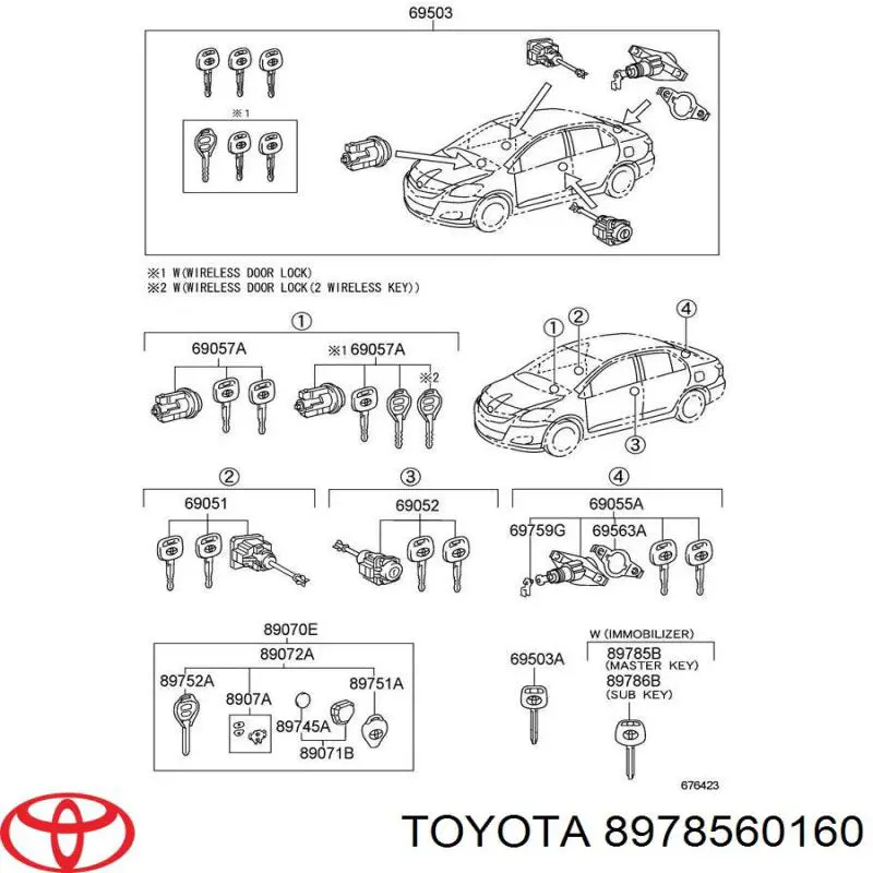 8978560160 Toyota