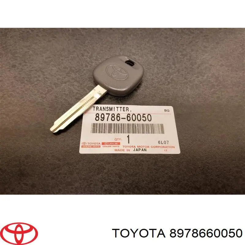 Conjunto Transmisor Control De Puertas / Clave En Blanco para Toyota RAV4 (XA2)