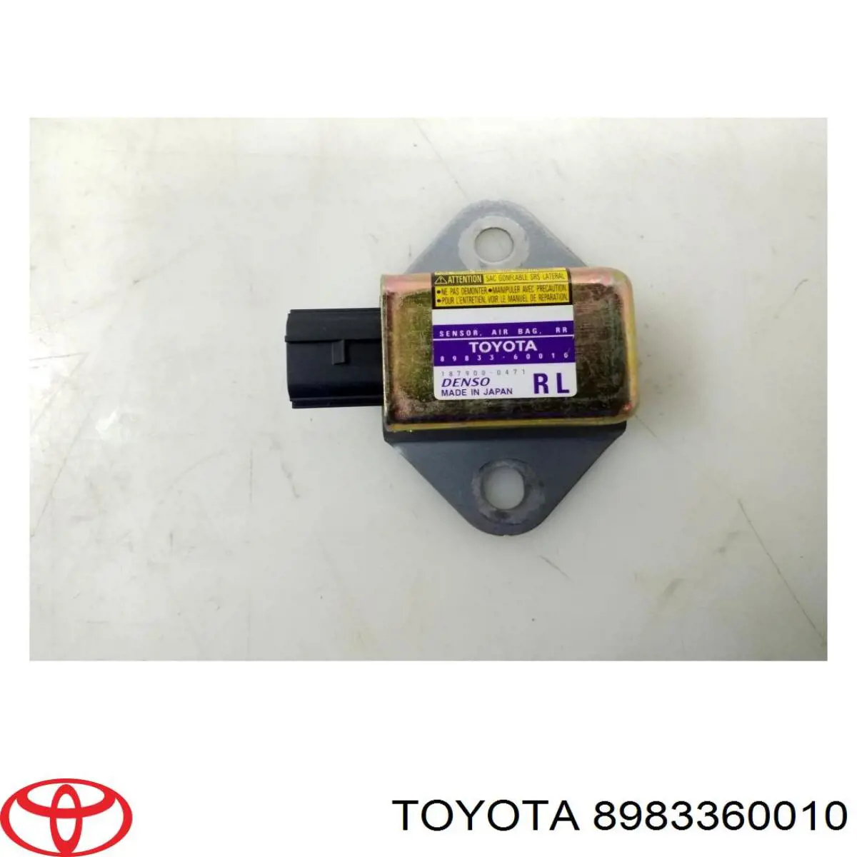 8983360010 Toyota sensor airbag trasero