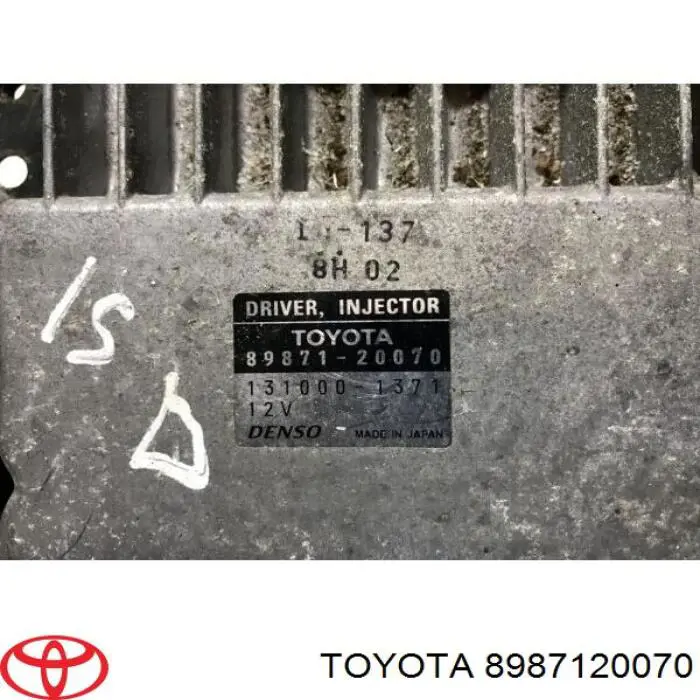 Modulo de control inyeccion de combustible (ECU) para Toyota Auris (E15)