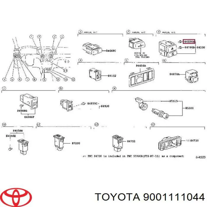 9001111044 Toyota