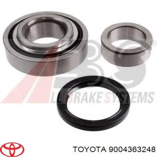 9004363248 Toyota Cojinete del semieje trasero