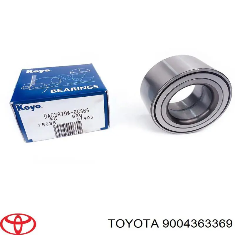 Cojinete de rueda delantero 9004363369 Toyota