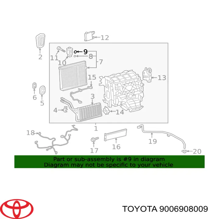  Toyota 9006908009 precio, desde 6,69 EUR