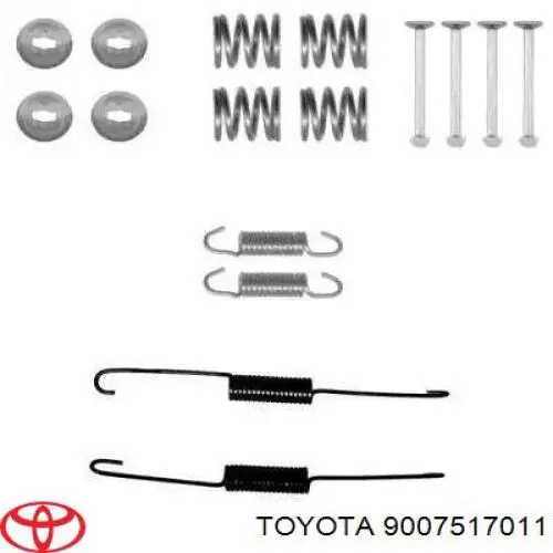 9007517011 Toyota unión tubo arandela