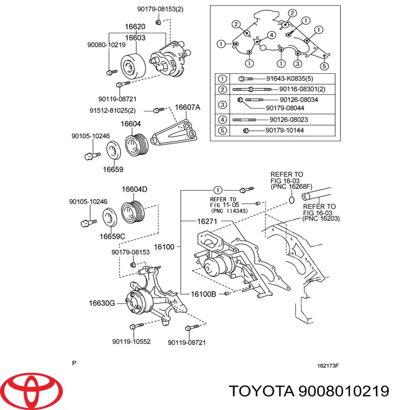  Toyota 9008010219 precio, desde 2,43 EUR