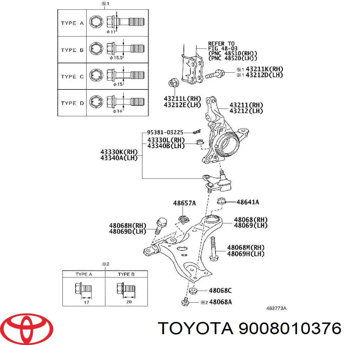 9008010376 Toyota