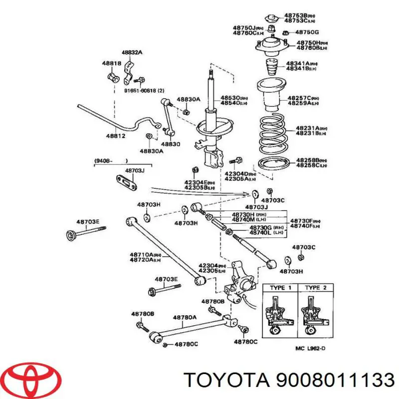 9008011133 Toyota