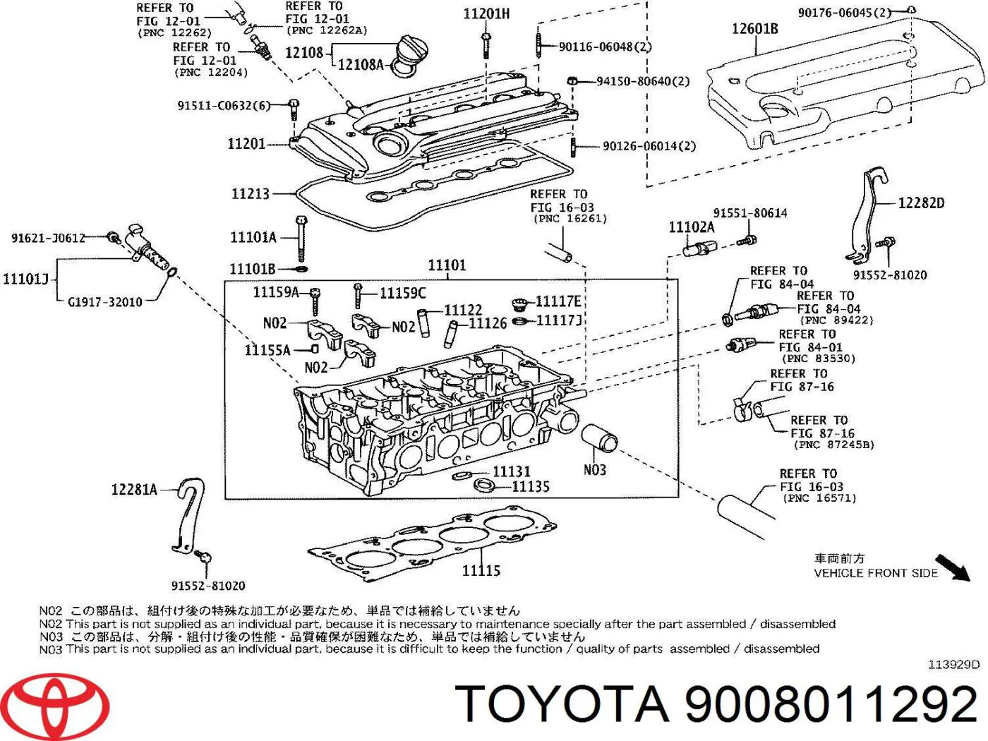 9008011292 Toyota