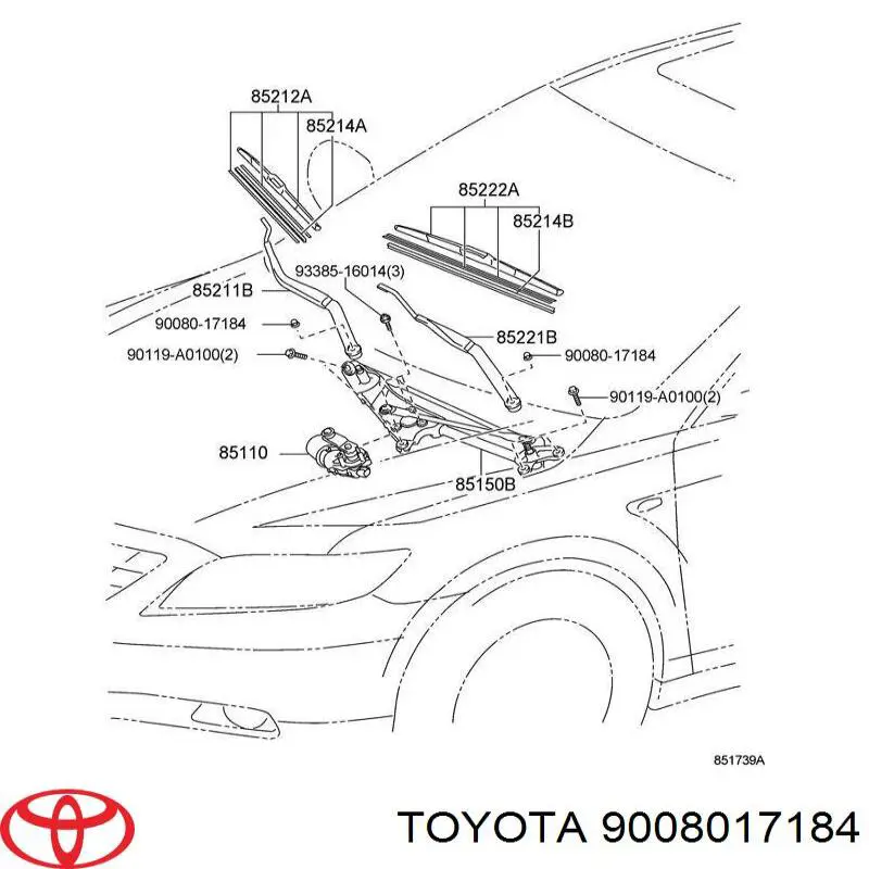 9008017184 Toyota