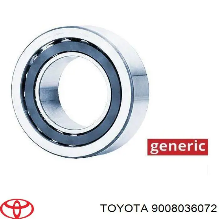 9008036072 Toyota cojinete de rueda delantero