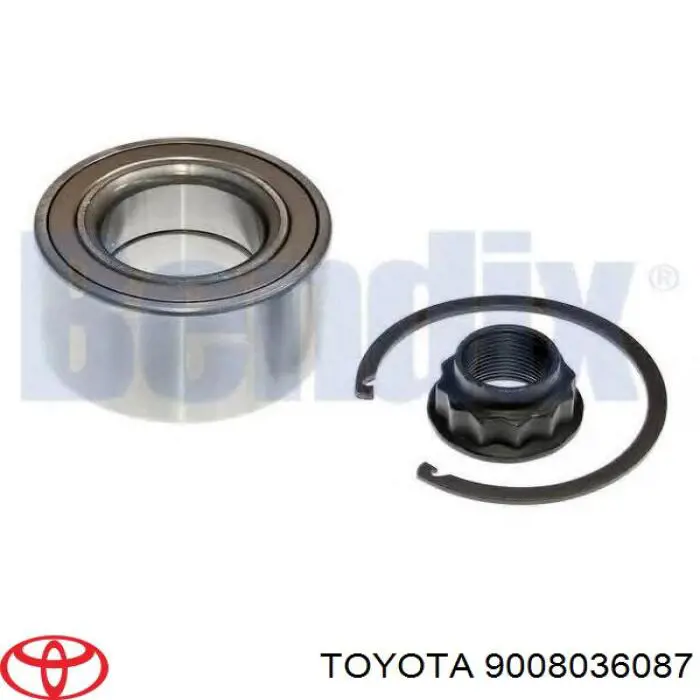 Cojinete de rueda delantero Toyota 9008036087 precio, desde 24,62 EUR