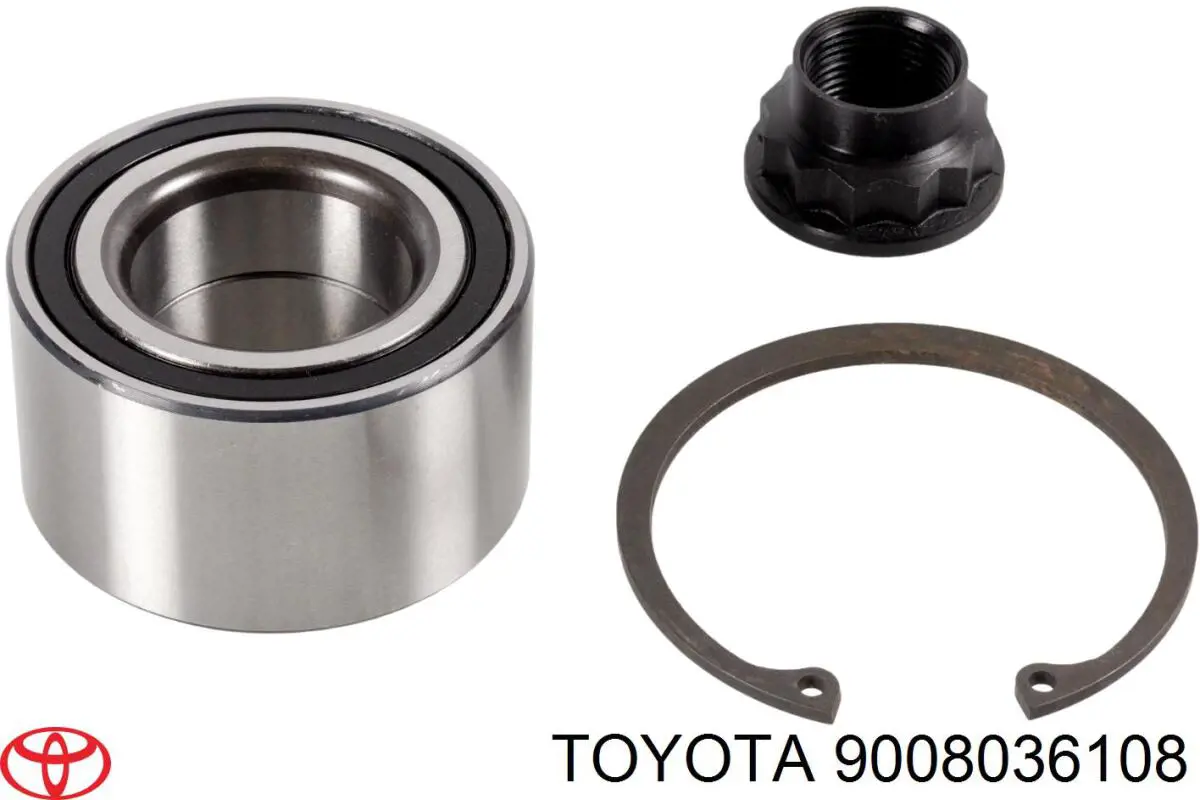 9008036108 Toyota cojinete de rueda delantero