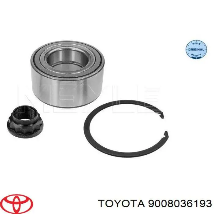 Cojinete de rueda delantero 9008036193 Toyota