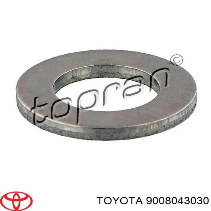 9008043030 Toyota junta, tapón roscado, colector de aceite