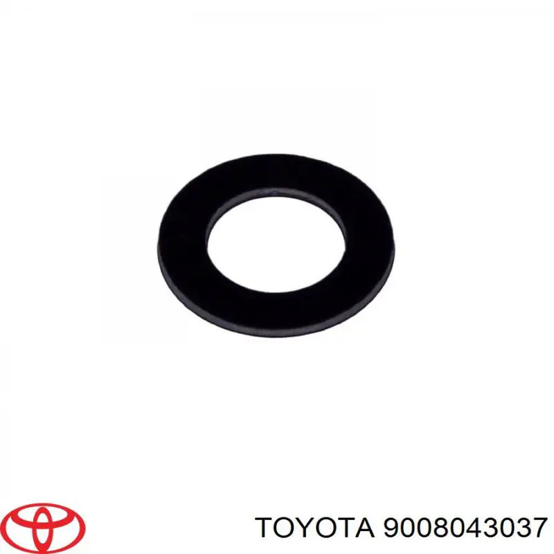 9008043037 Toyota junta, tapón roscado, colector de aceite