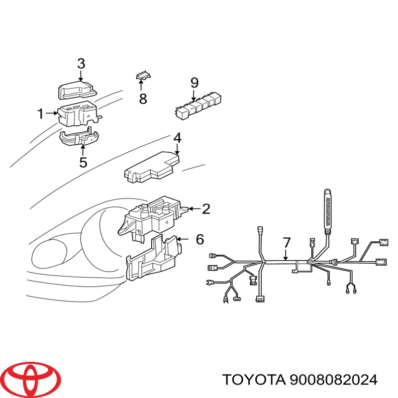  Toyota 9008082024 precio, desde 1,83 EUR