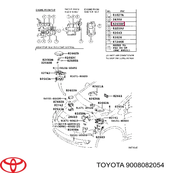 9008082054 Toyota