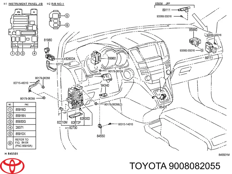 9008082055 Toyota