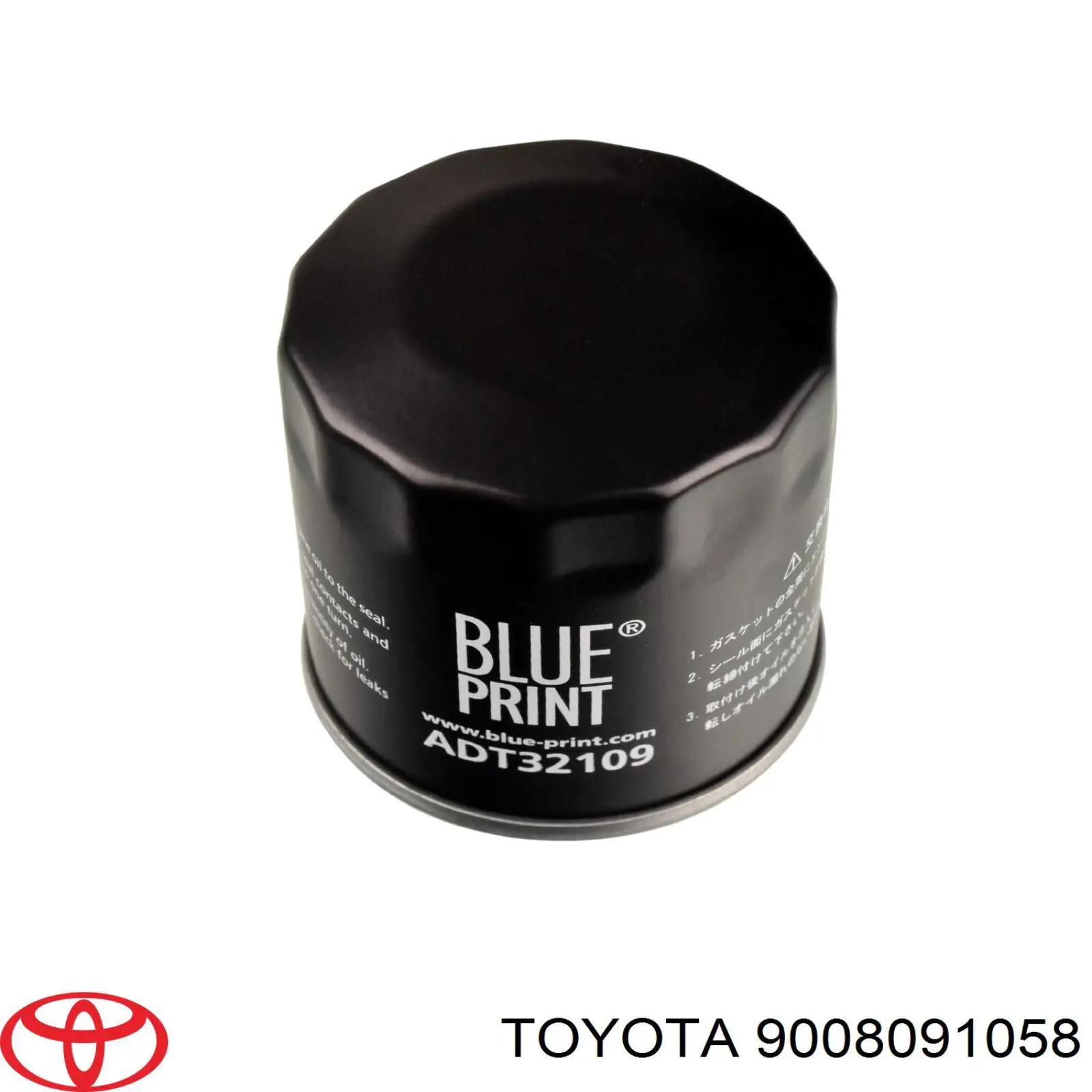 9008091058 Toyota filtro de aceite