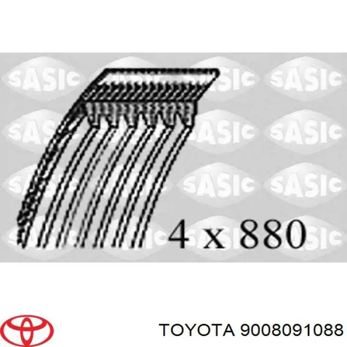 Comprar 9008091088 Toyota Correa trapezoidal