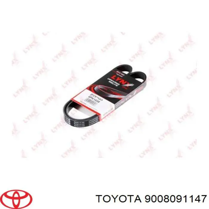 9008091147 Toyota correa trapezoidal