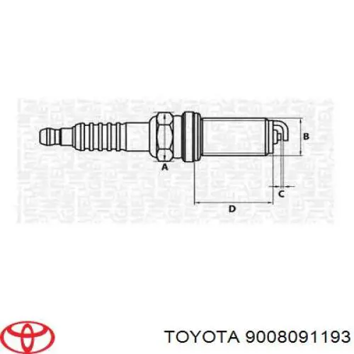 Bujías Toyota 9008091193 precio, desde 5,14 EUR
