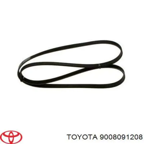 9008091208 Toyota correa trapezoidal