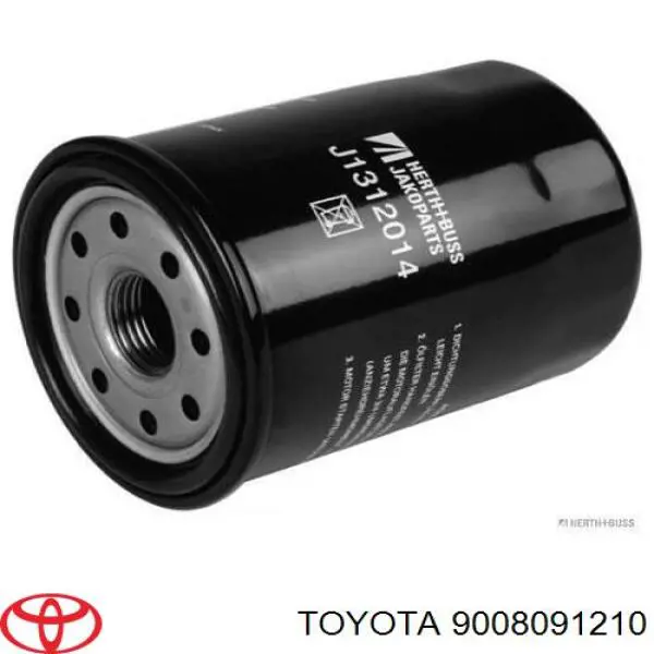 9008091210 Toyota filtro de aceite