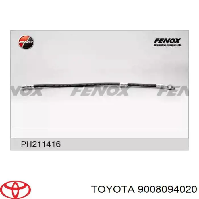 Comprar 9008094020 Toyota Latiguillo de freno trasero izquierdo