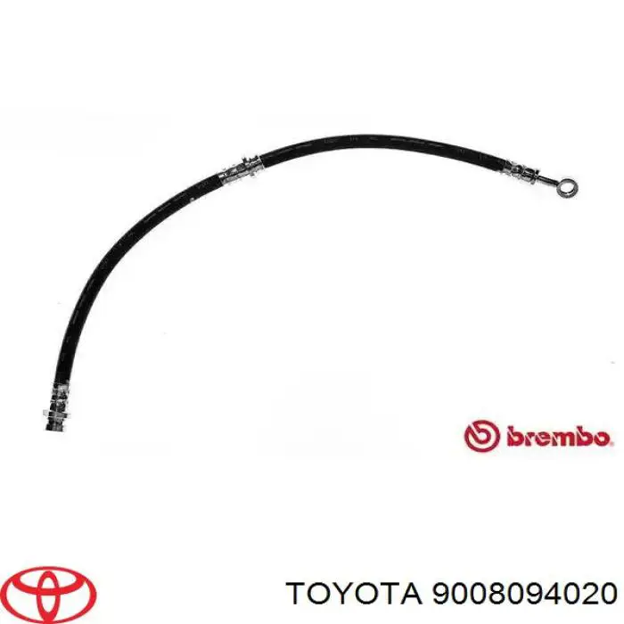 Latiguillo de freno trasero izquierdo 9008094020 Toyota