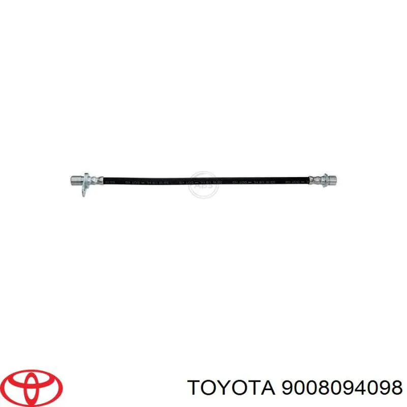 9008094098 Toyota latiguillos de freno trasero derecho