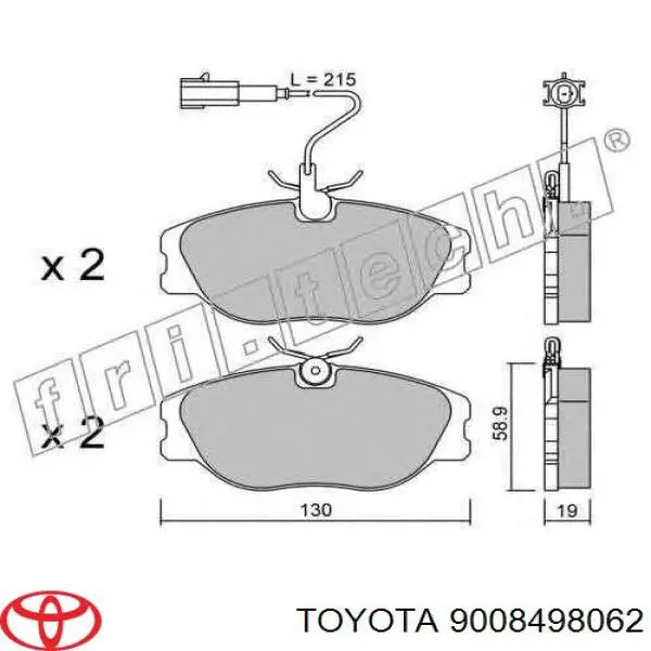 Bombilla 9008498062 Toyota
