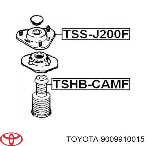Rodamiento alternador 9009910015 Toyota