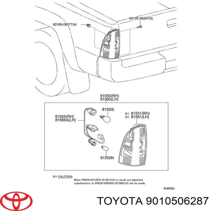  Toyota 9010506287 precio, desde 1,36 EUR