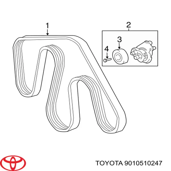  Toyota 9010510247 precio, desde 2,78 EUR
