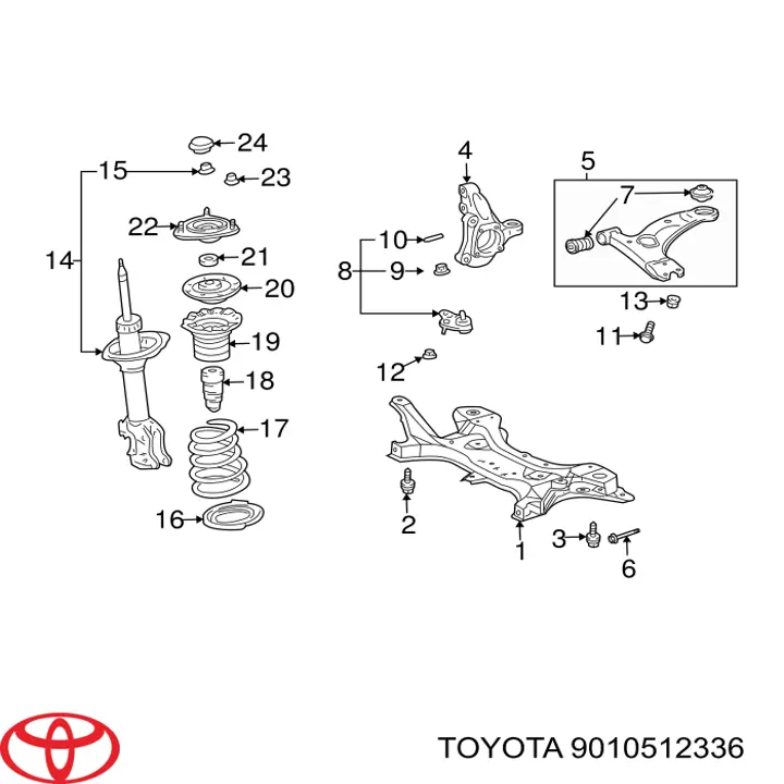 9010512336 Toyota