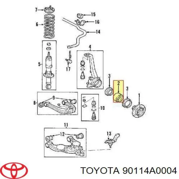 90114A0004 Toyota