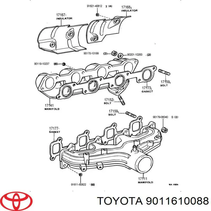 9011610088 Toyota