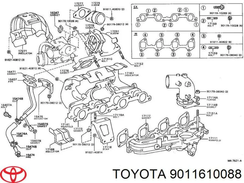 Comprar 9011610088 Toyota 