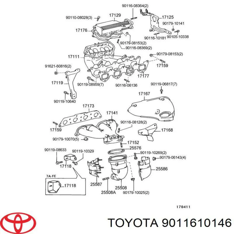 Toyota 9011610146 precio, desde 2,88 EUR