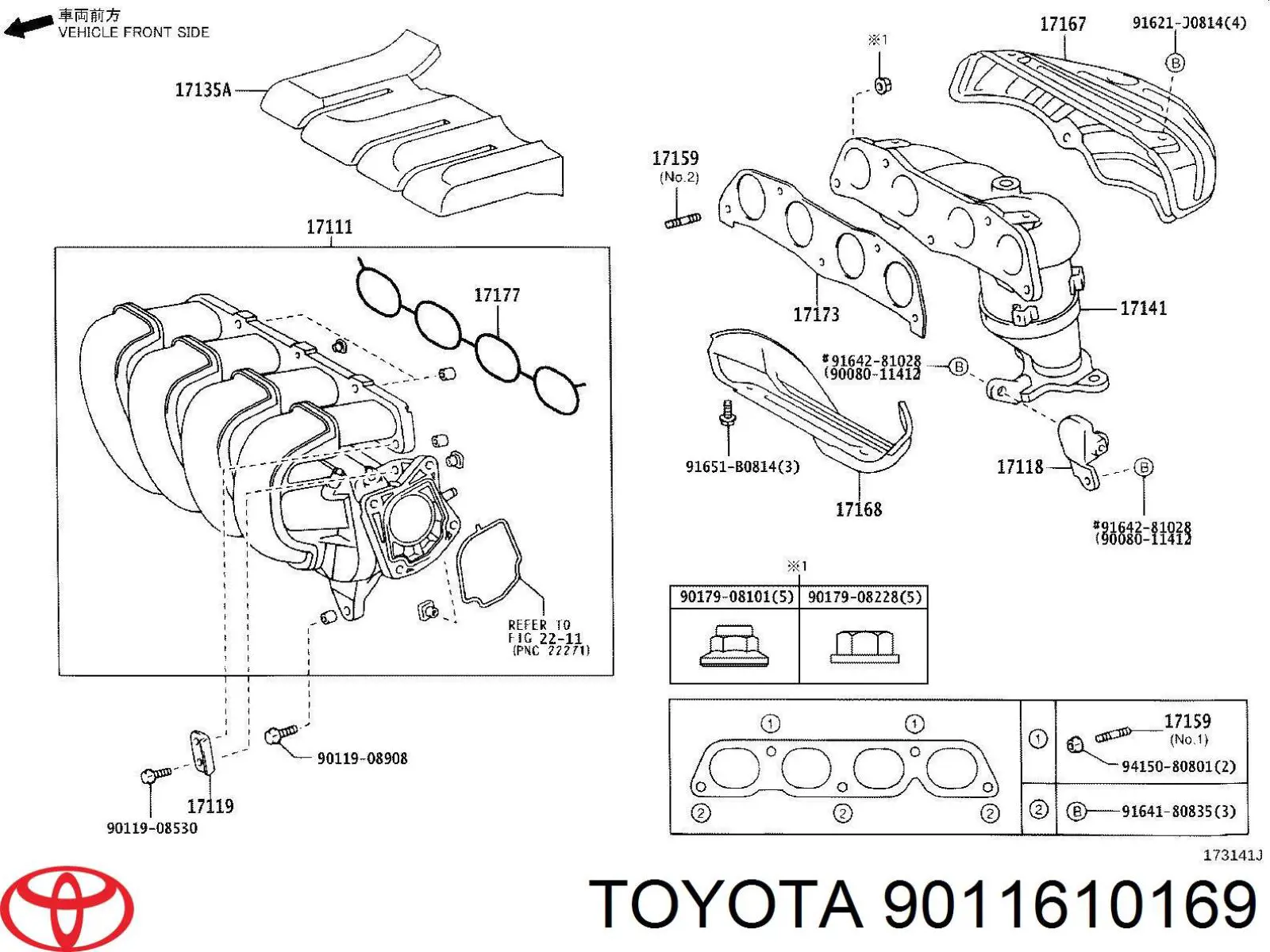  Toyota 9011610169 precio, desde 2,81 EUR