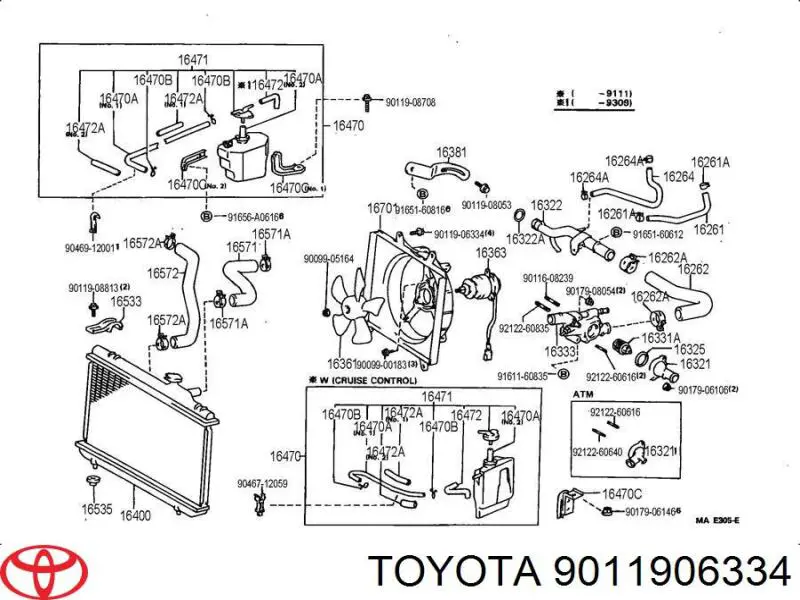 9011906334 Toyota