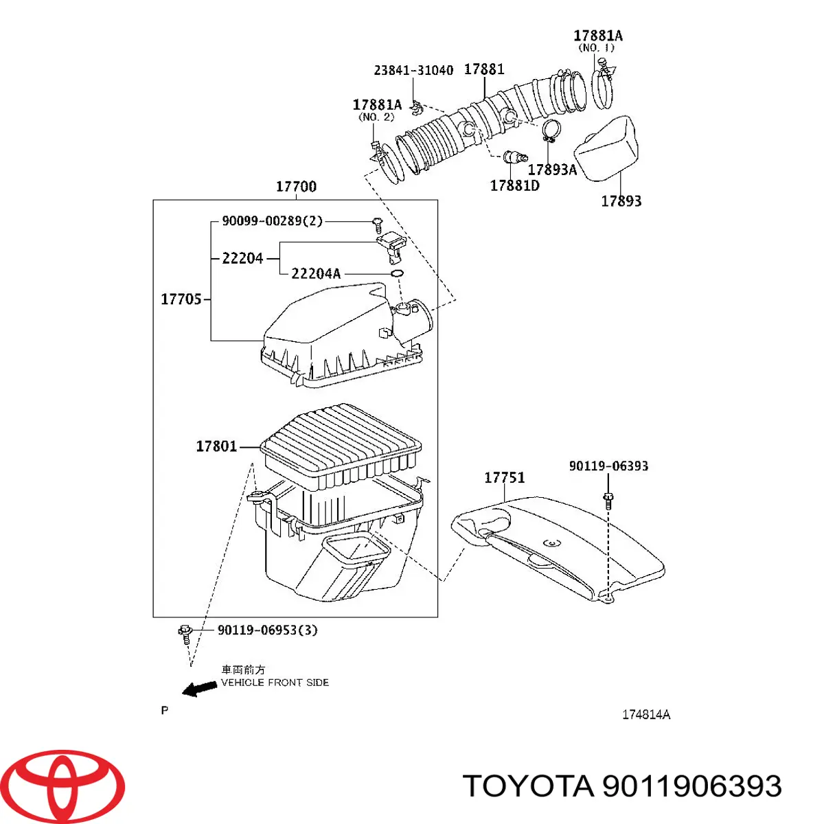 Comprar 9011906393 Toyota 