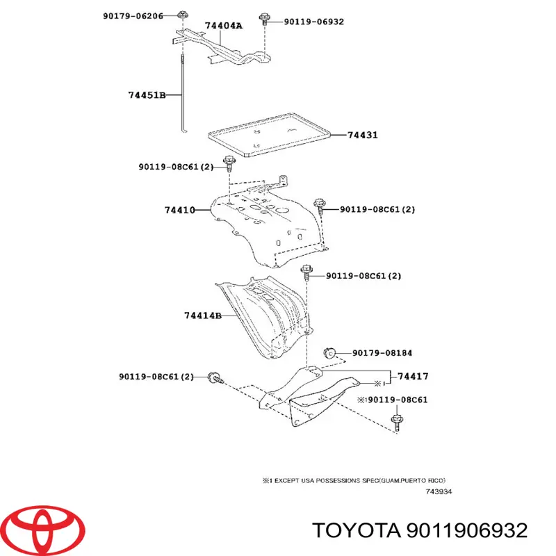 9011906932 Toyota