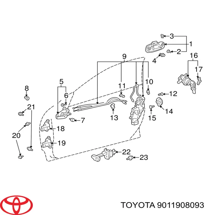  Toyota 9011908093 precio, desde 1,86 EUR