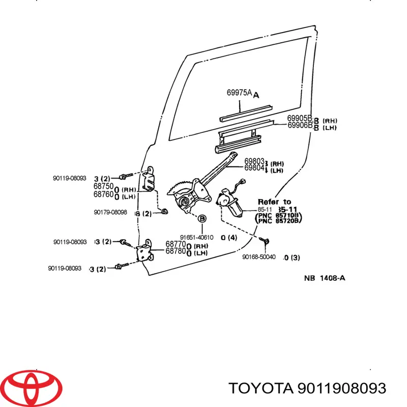 Comprar 9011908093 Toyota 
