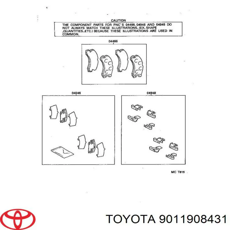 9011908431 Toyota