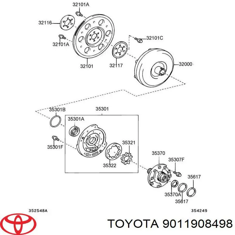 9011908498 Toyota