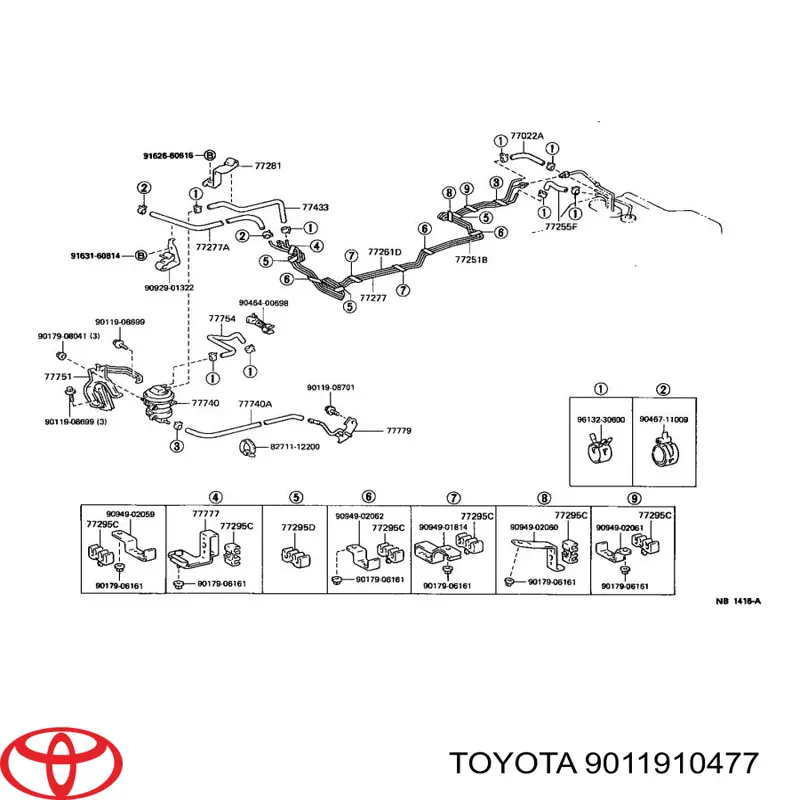 9011910477 Toyota